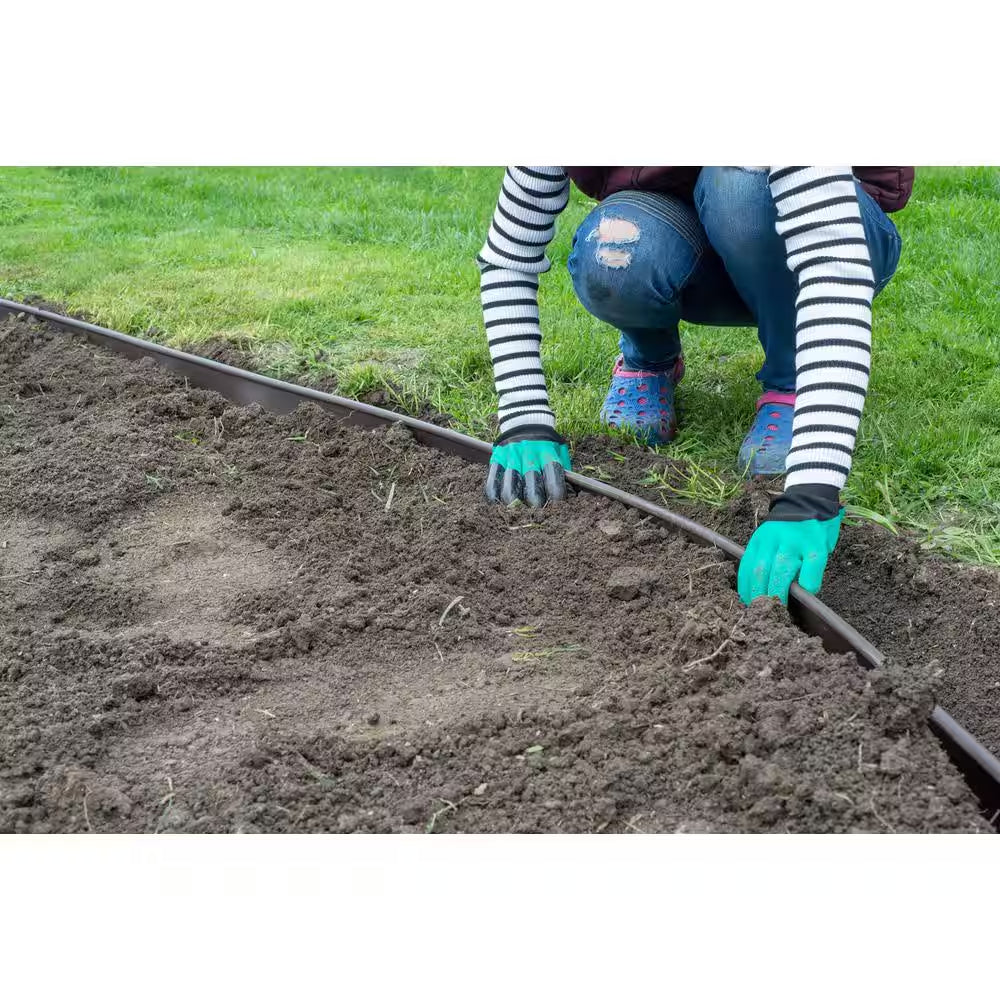 Pro 40 Ft. X 5 In. Coiled Landscape Edging with Stakes
