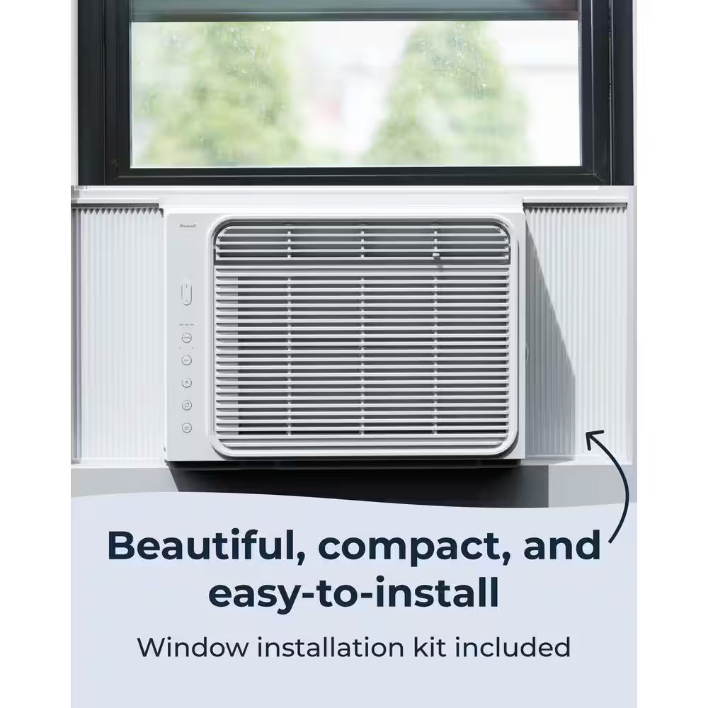 Lite Series 5,000 BTU 115-Volt Smart Window Air Conditioner, Wi-Fi/Remote, Easy Install, up to 150 Sq. Ft.