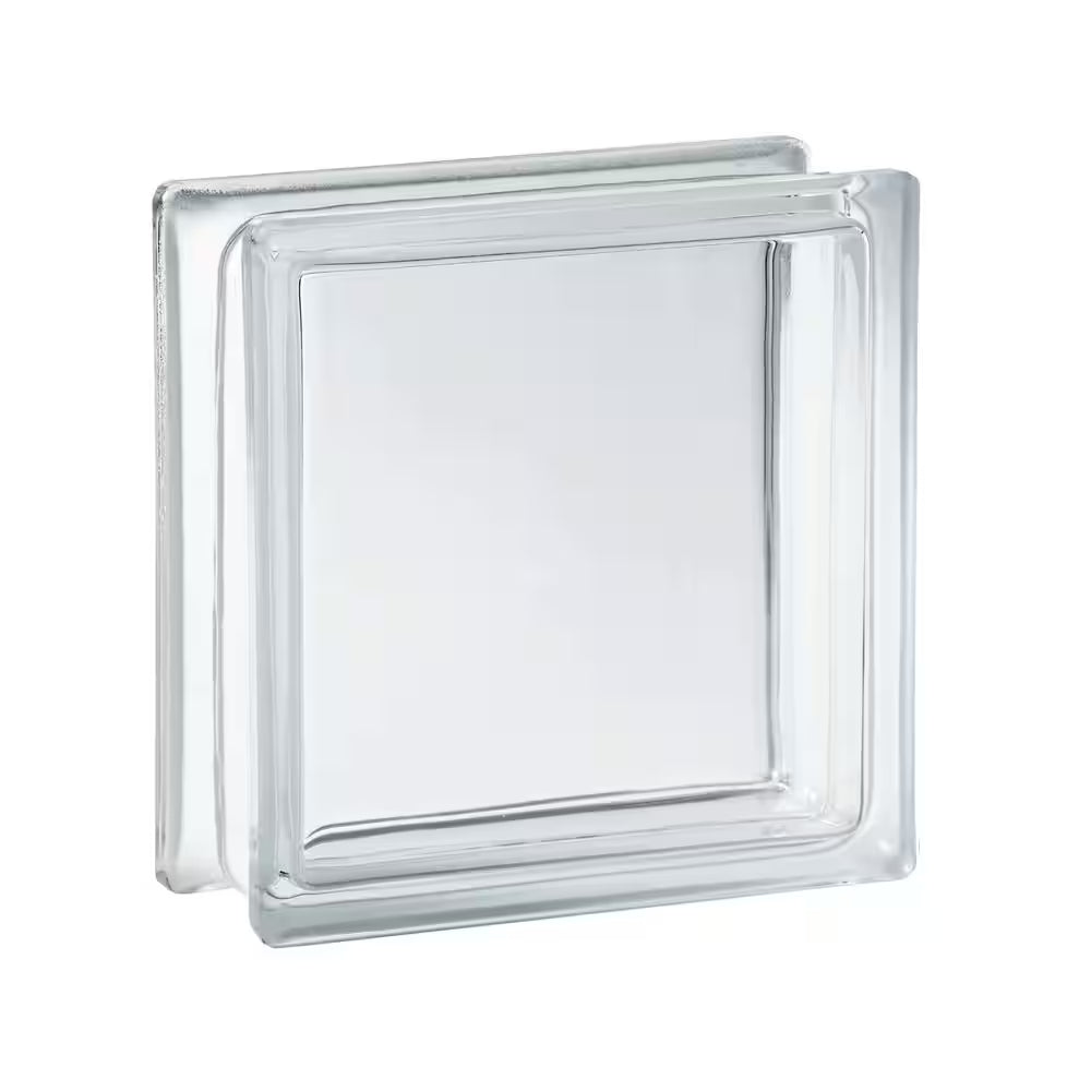 3 In. Thick Series 6 In. X 6 In. X 3 In. (10-Pack) Clear Pattern Glass Block (Actual 5.75 X 5.75 X 3.12 In.)