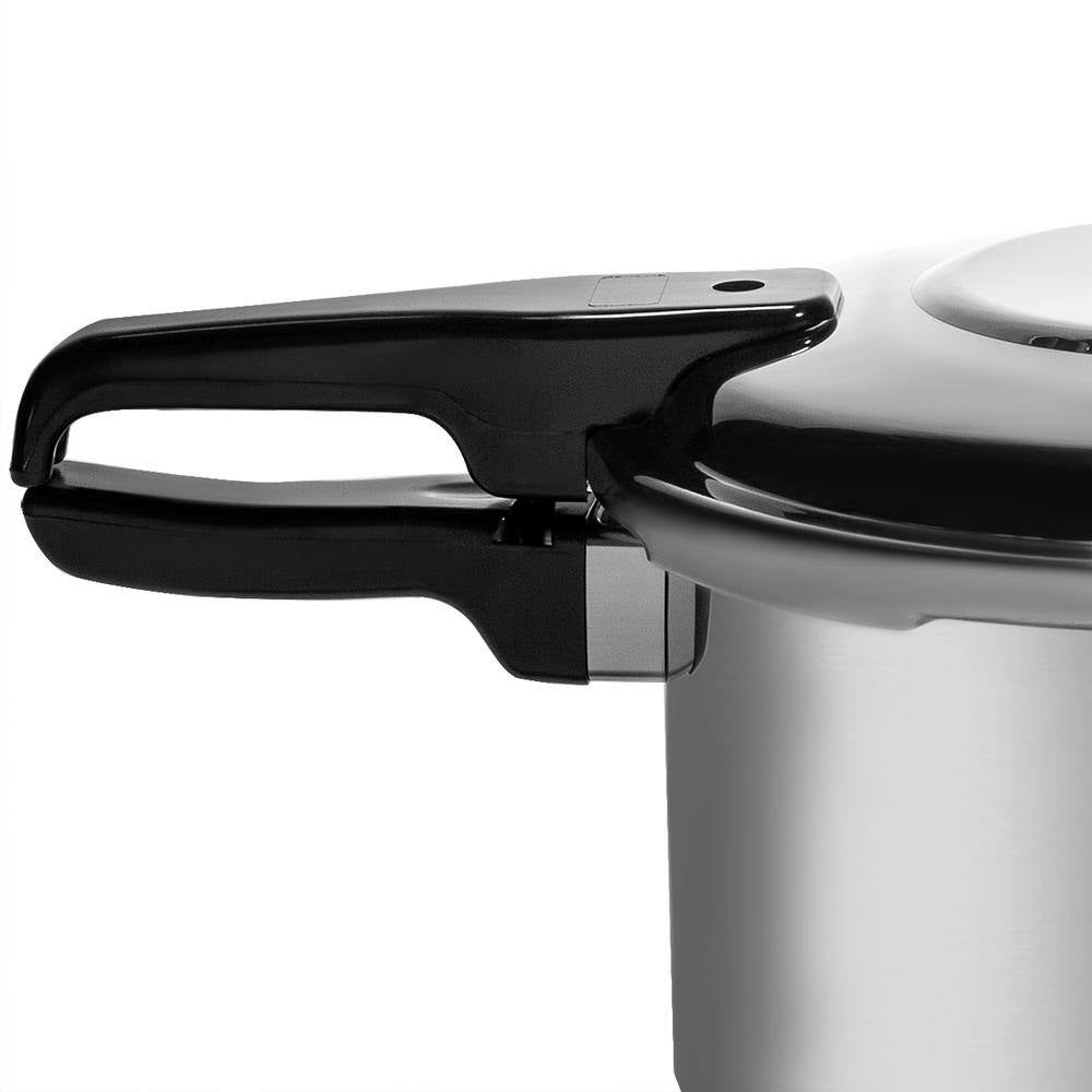 8 Qt. Aluminum Stovetop Pressure Cooker Pot with Steam Release Valve