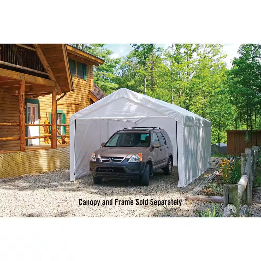 10 Ft. W X 20 Ft. D Sidewalls and Doors Kit for Max AP White Canopy with Uv-Resistant Fabric and 100% Waterproof Seams