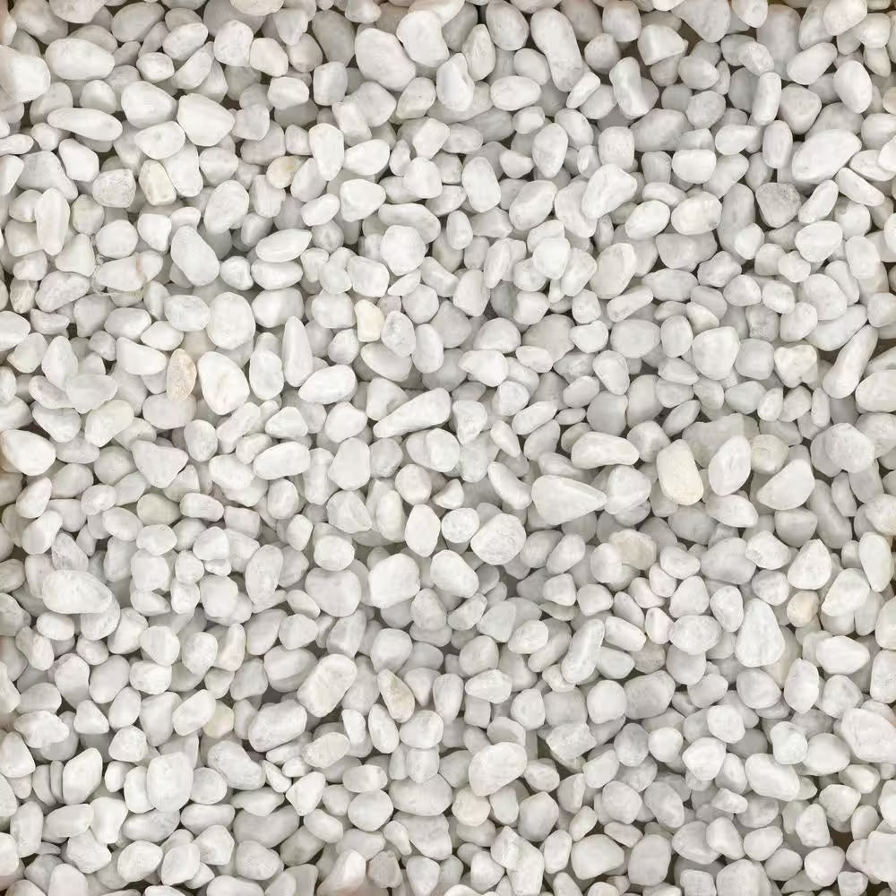 Himalaya White 0.5 Cu. Ft. Bagged Landscape Rock (1 In. to 2 In., Decorative Garden Rocks, 1 Bag/0.5 Cu. Ft.)