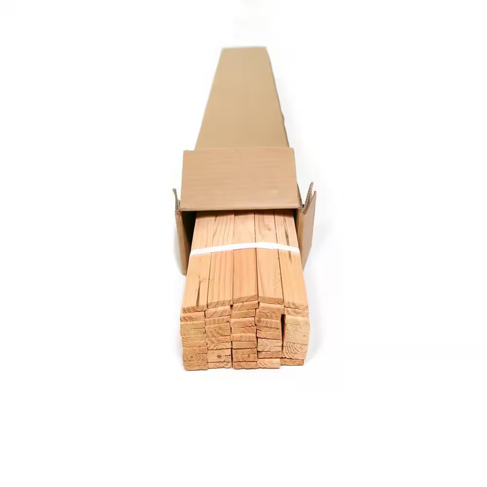 5/16 In. X 1-1/2 In. X 4 Ft. Wood Lath (50-Pack)