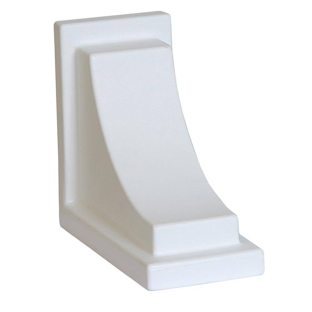 Nantucket White Polyethylene Decorative Corbel