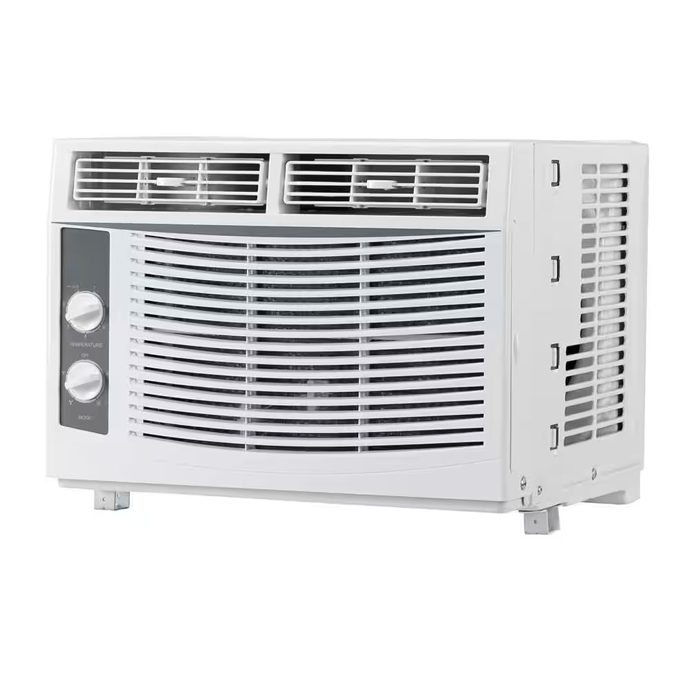 5,000 BTU (DOE) Window Air Conditioner Cools 150 Sq. Ft. in White 115-Volt