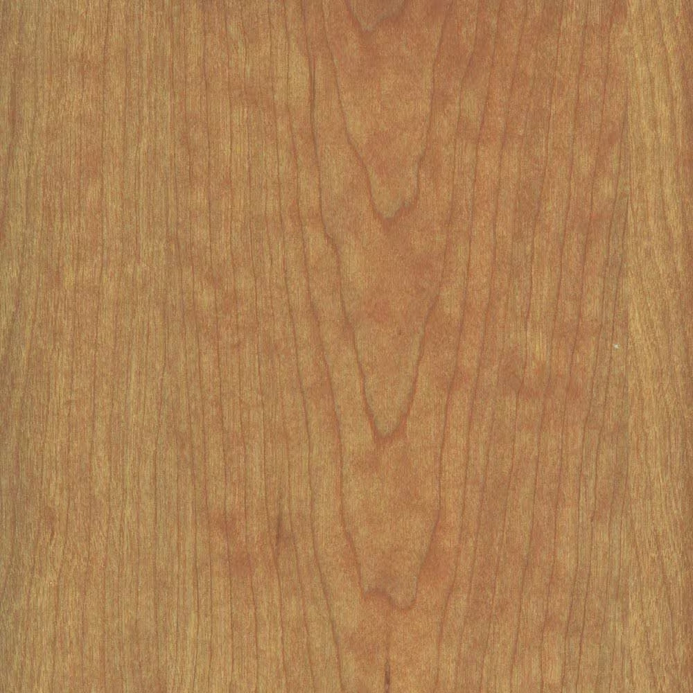 24 In. X 96 In. Cherry Real Wood Veneer with 10 Mil Paperback