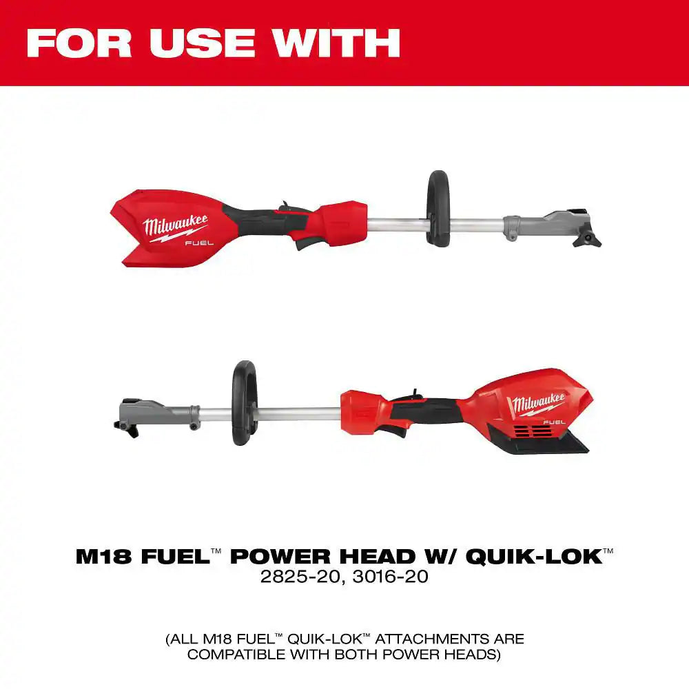 M18 FUEL 10 In. Pole Saw Attachment with QUIK-LOK 3 Ft. Attachment Extension
