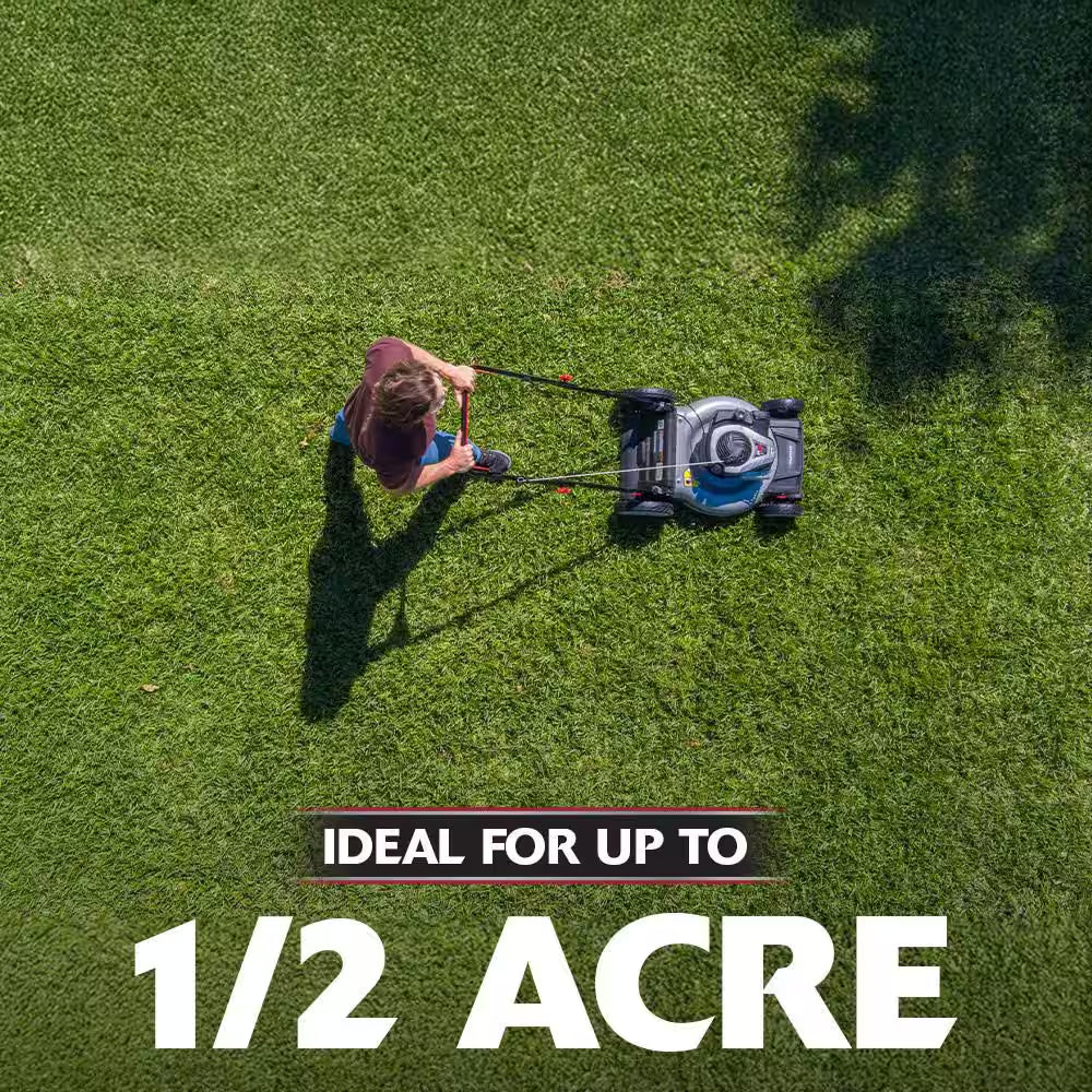 21 In. 140 Cc Briggs and Stratton Walk behind Gas Push Lawn Mower with Height Adjustment and with Mulch Bag