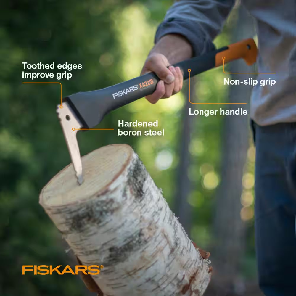 28 In. Hookaroon - Lift, Drag, and Load Heavy Firewood - Sharp and Lightweight Pick Tool for Logs, Wood Prep
