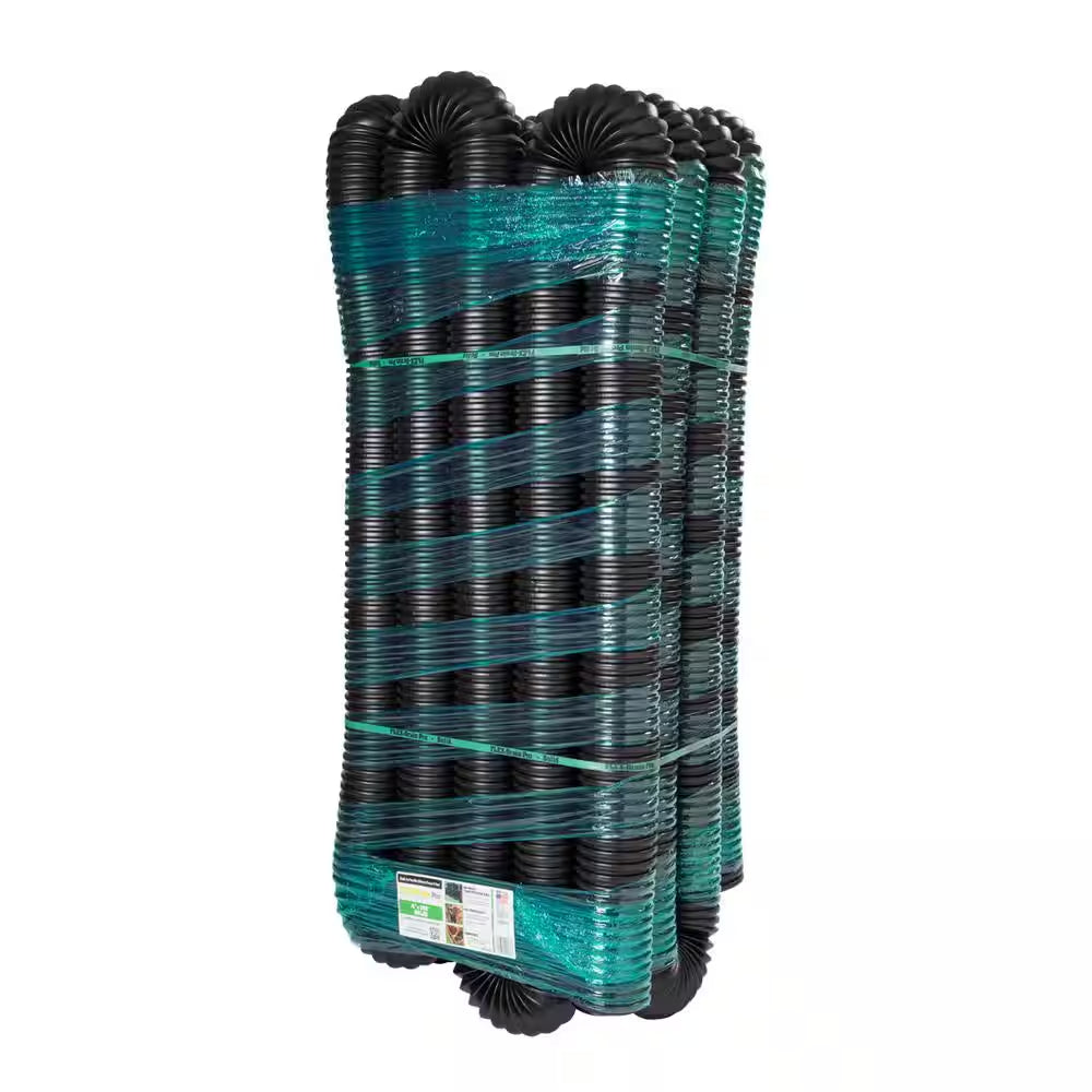 FLEX Drain Pro 4 In. X 100 Ft. Black Copolymer Solid Drain Pipe