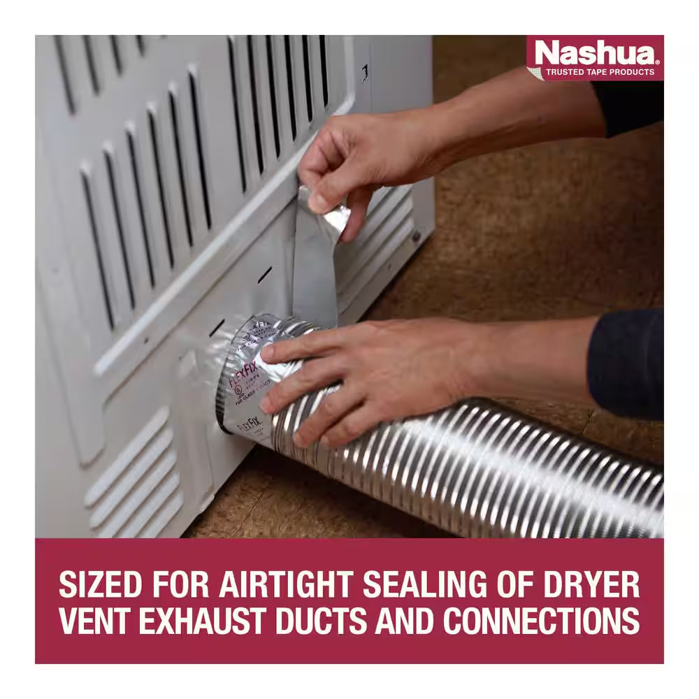 1.89 In. X 30 Yd. Dryer Vent Installation Air Duct Accessory Duct Tape