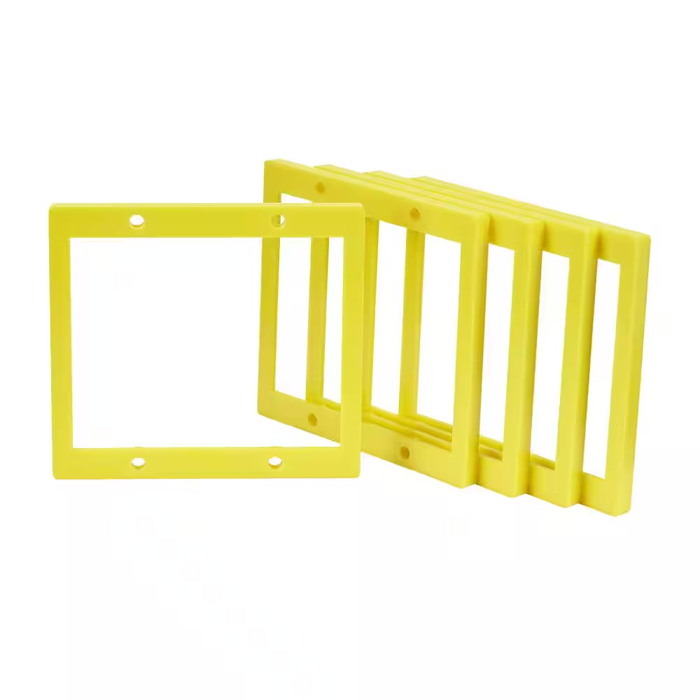 2-Gang 1/4 In. Electrical Receptacle Box Extension Ring (5-Pack)