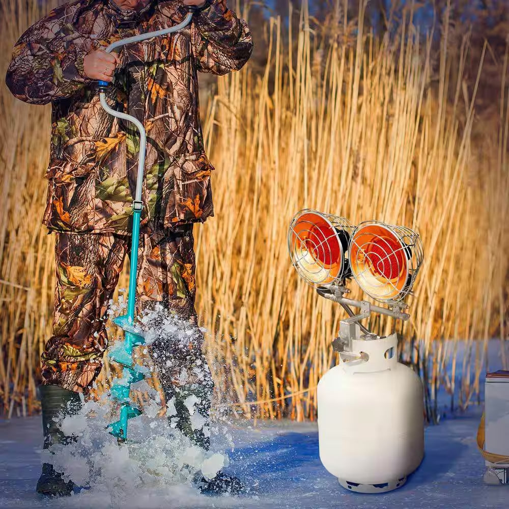 Infra-Red Tank Top Propane Heater - Single Burner, 15,000 BTU, Model# FBDTP15