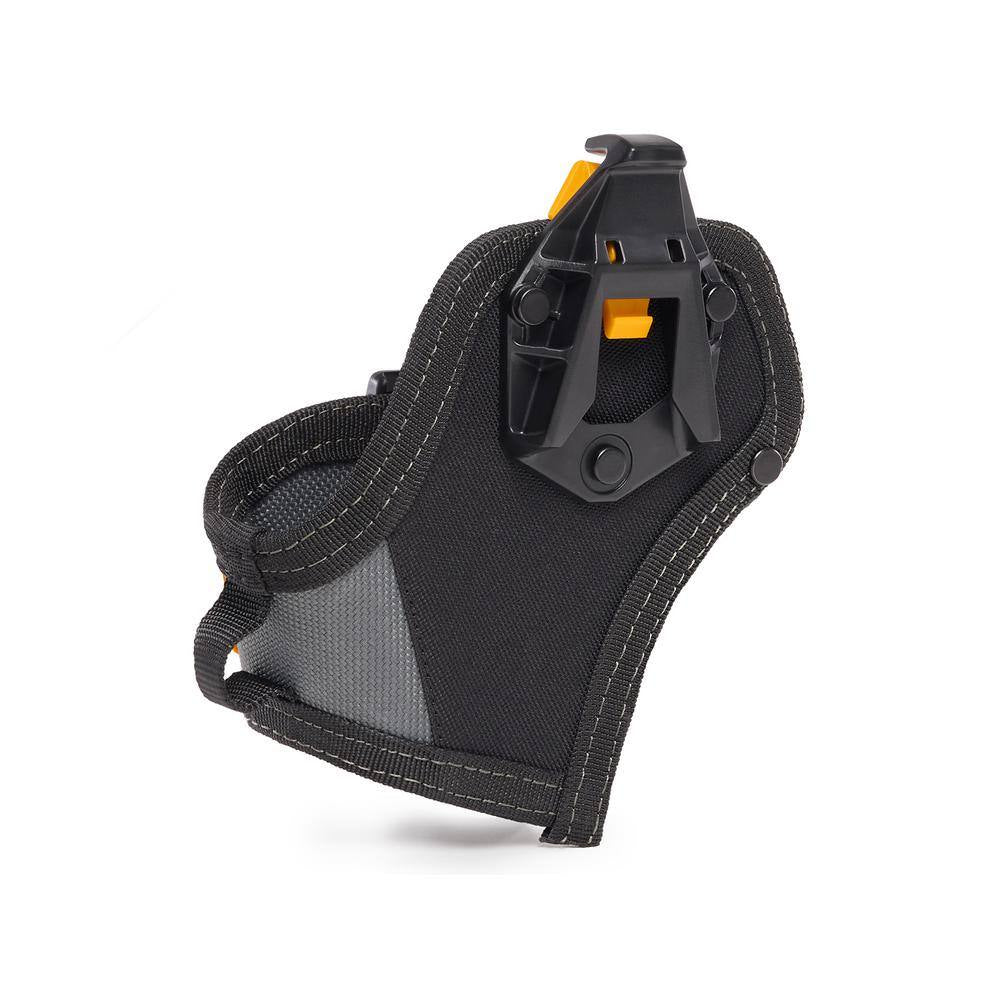 Compact Drill Holster in Black with Cliptech Hub, Drill-Bit Pockets and Robust Rivet-Reinforced Construction