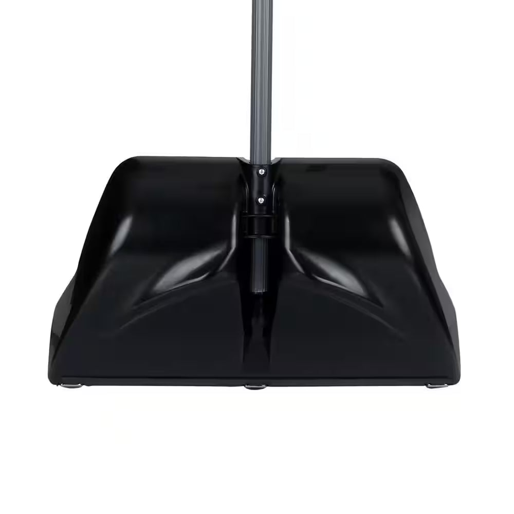 Crack Jumper 24 In. Combo Pusher, Adjust 42 in Vinyl-Coated Metal Handle, Abs-Plastic Blade, Ergonomic Grip Snow Shovel
