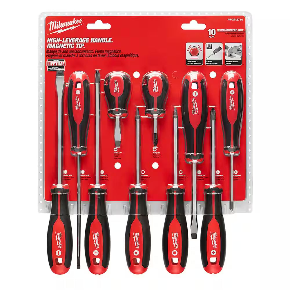 Combination Screwdriver Set (10-Piece)