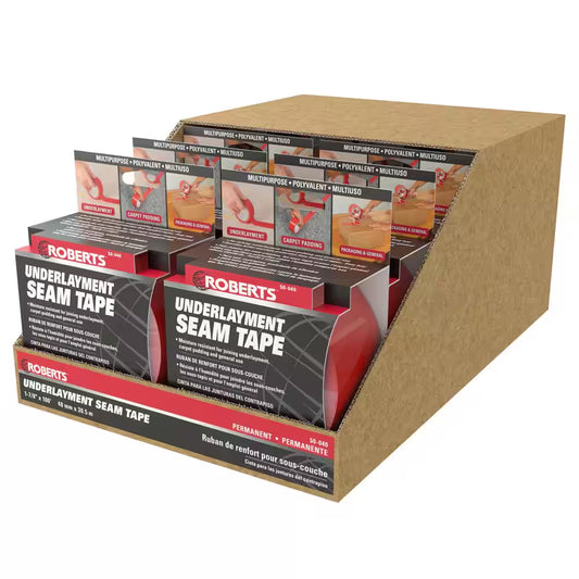 1-7/8 In. X 100 Ft. X 0.005 In. Red Seam Guard Underlayment Tape Roll (12-Pack)
