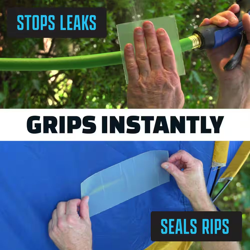 Alien Shield 4 In. Wide X 5 Ft. Long Transparent Ultra-Durable Waterproof Indoor and Outdoor Tape (3-Pack)