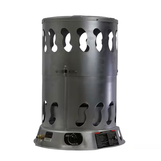 80,000 BTU Convection Portable Propane Outdoor Space Heater with 10 Ft. Hose and Regulator