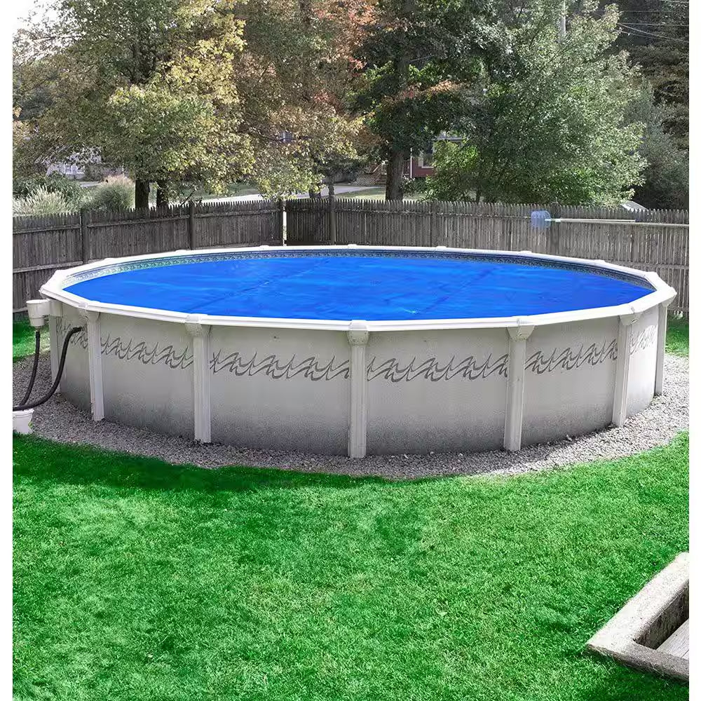 Deluxe 3-Year 18 Ft. round Blue Solar Pool Cover