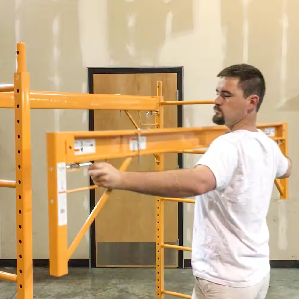 6 Ft. X 6 Ft. X 2.4 Ft. Multi-Use Drywall Baker Scaffolding with 1000 Lb. Capacity