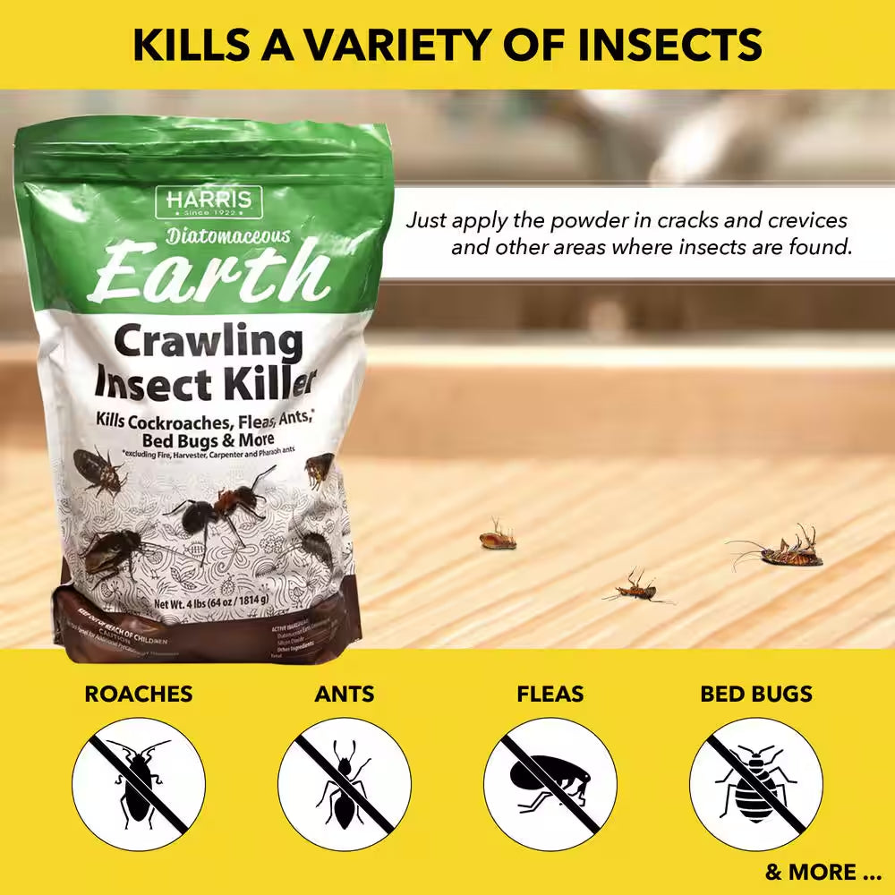 64 Oz. Diatomaceous Earth Crawling Insect Killer (2-Pack)