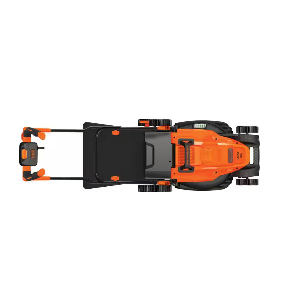 17 In. 12 AMP Corded Electric Walk behind Push Lawn Mower