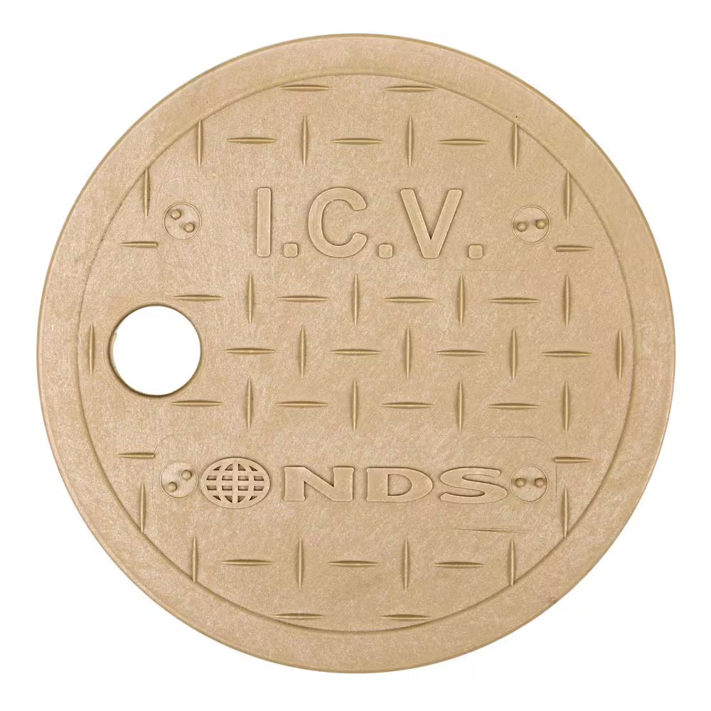 6 In. round Valve Box and Cover, Sand Box, Sand ICV Cover