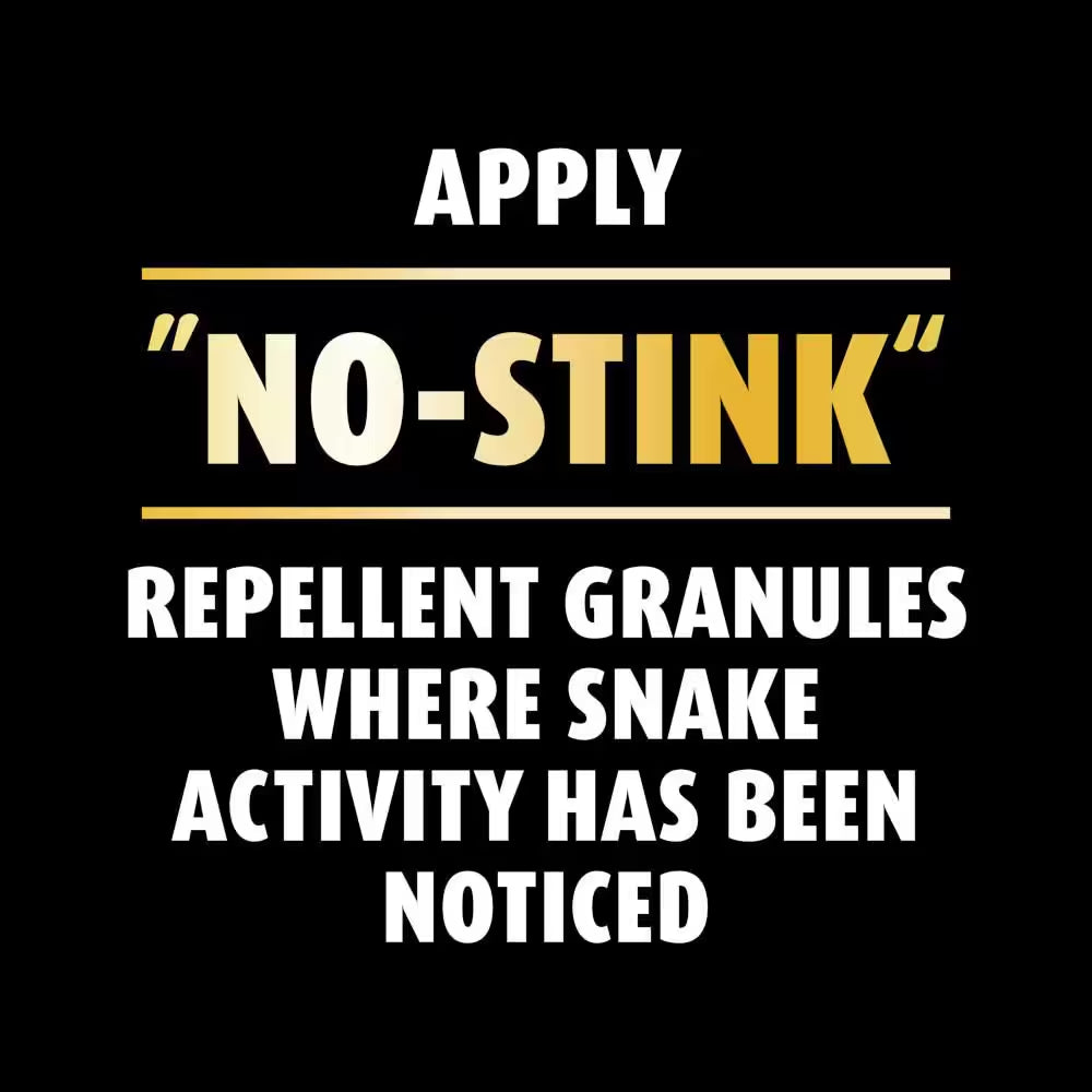 Snake B Gon1-Snake Repellent Granules, No-Stink Formula, Covers up to 1,440 Sq. Ft. 2 Lbs.