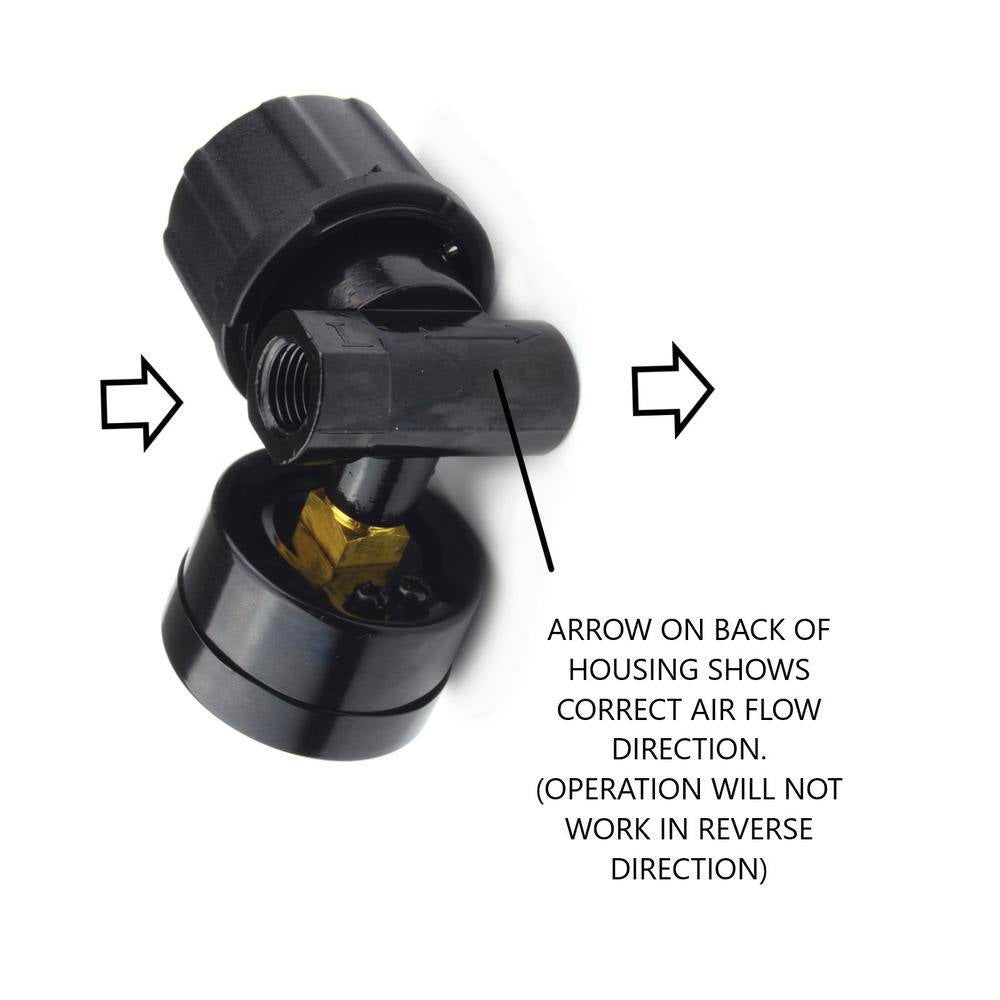 1/4 In. NPT Replacement Air Regulator with Steel-Protected Gauge