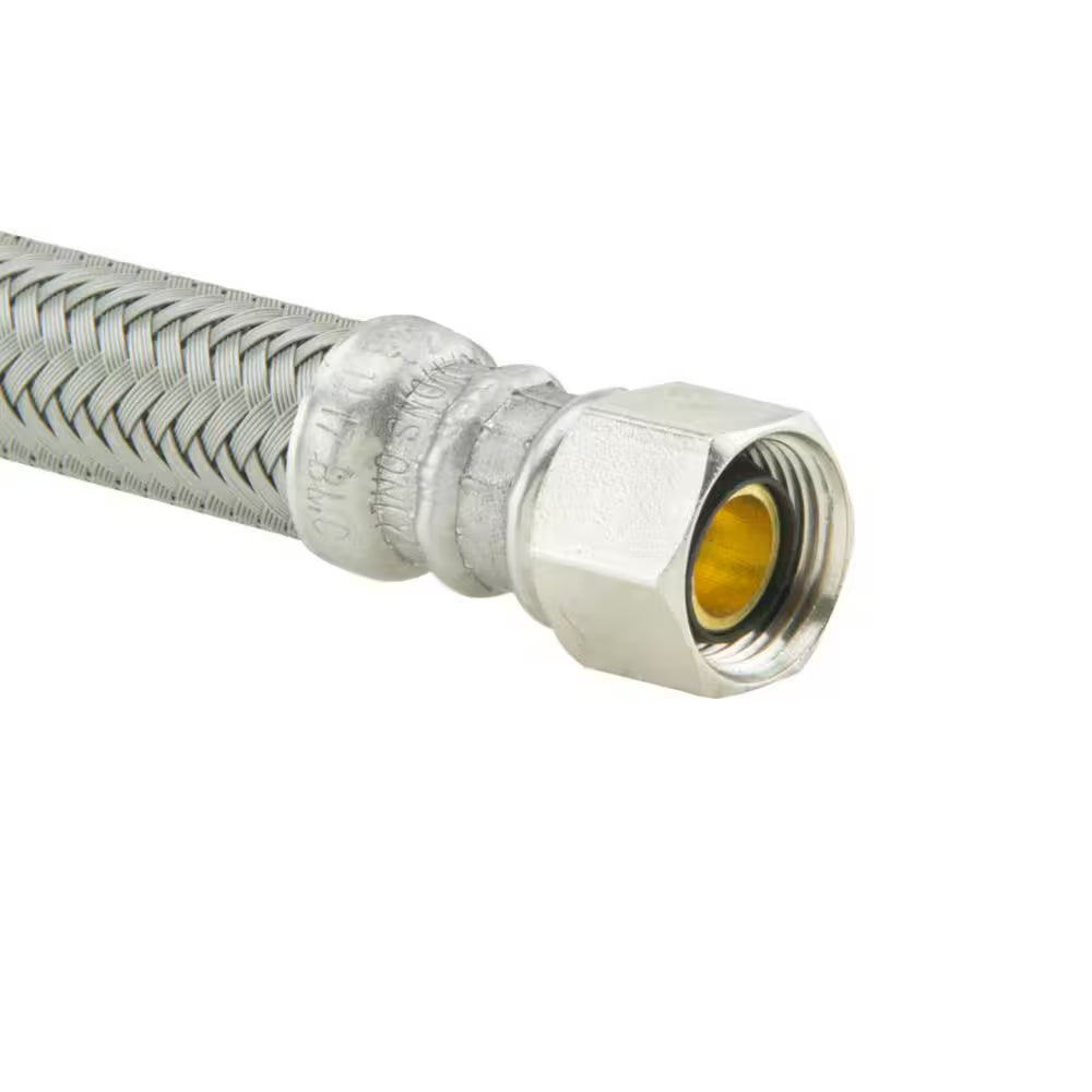 3/8 In. Comp X 3/8 In. Comp X 72 In. Stainless Steel Dishwasher Supply Line W/ 3/8 In. MIP & 3/4 In. Garden Hose Elbows