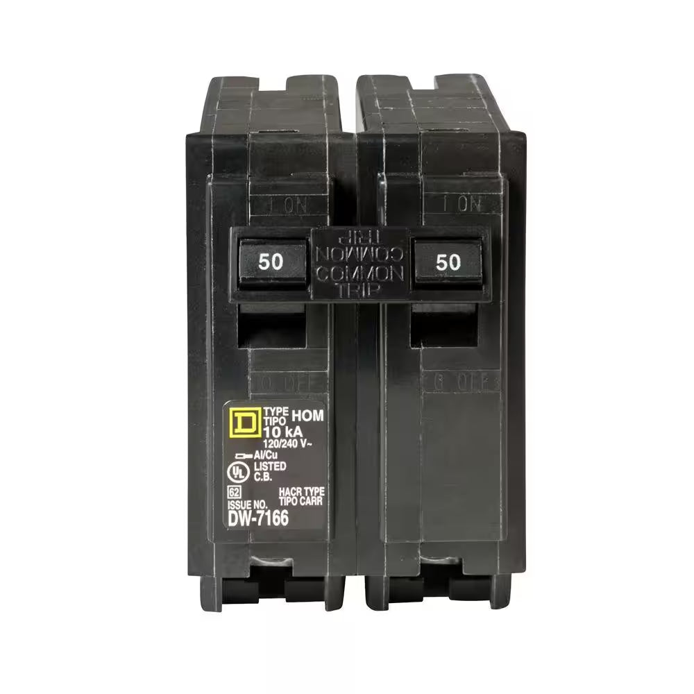 Homeline 50 Amp 2-Pole Circuit Breaker(Hom250Cp)