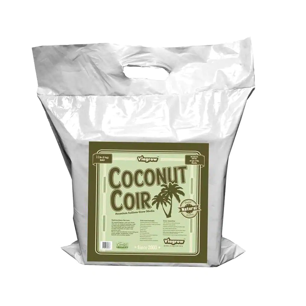 11 Lb. (5KG) Coconut Coir Block of Soilless Media