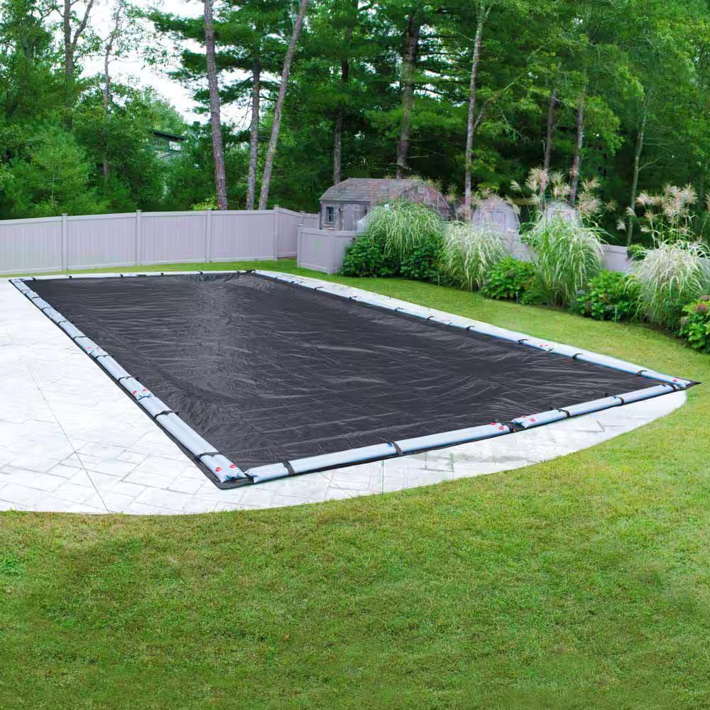 Classic 25 Ft. X 50 Ft. Rectangular Navy Blue Winter Pool Cover
