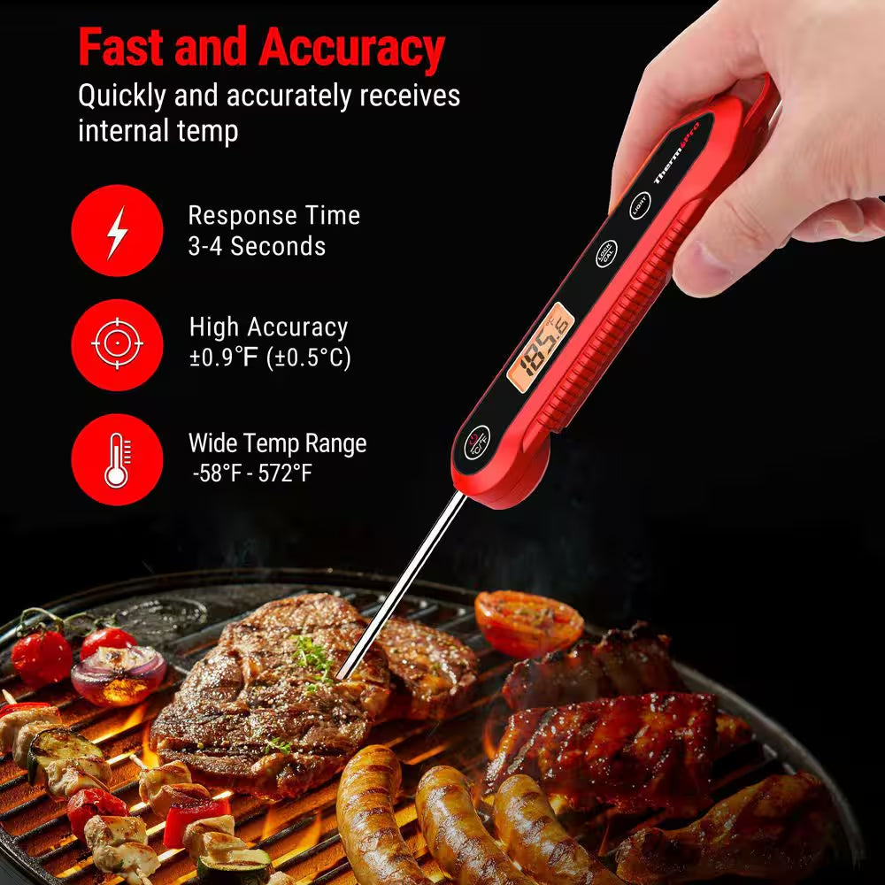 Waterproof Digital Instant Read Meat Thermometer Food Candy Cooking Kitchen Thermometer