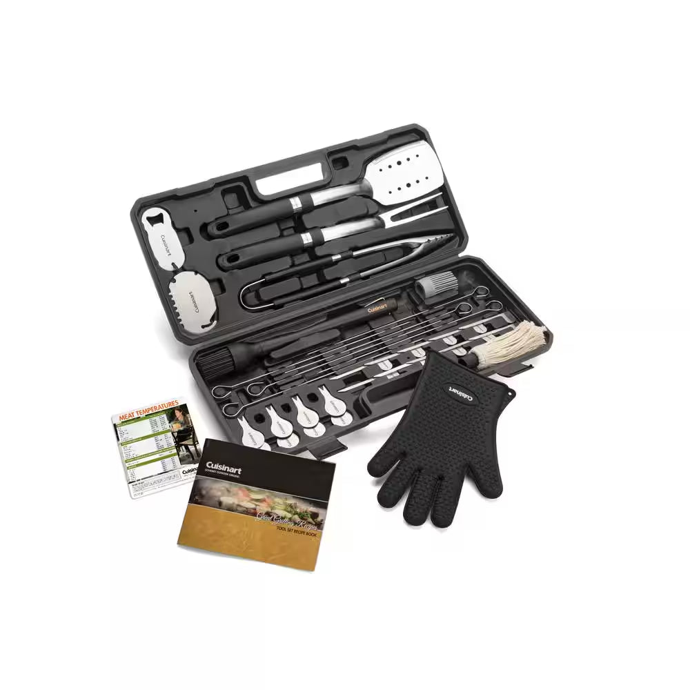 Backyard BBQ Grill Tool Set (36-Piece) Outdoor Kitchen Accessories
