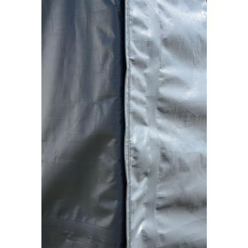 10 Ft. W X 15 Ft. D Enclosure Kit for Carport with Convenient Drive-Through Access and Heat-Sealed Seams
