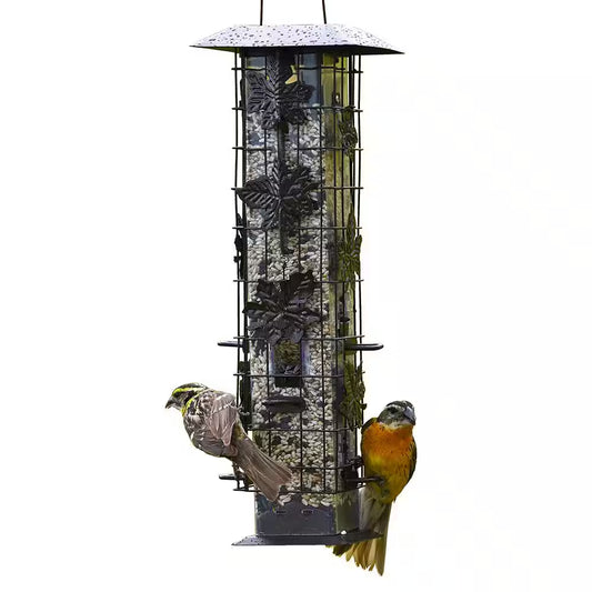 Squirrel-Be-Gone Squirrel-Resistant Metal Durable Wild Bird Feeder - 2 Lb. Capacity