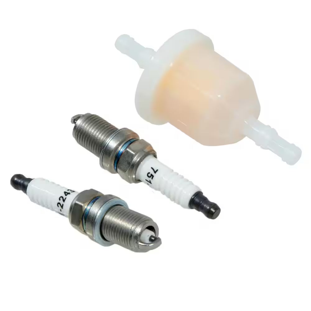 Original Equipment Replacement Fuel Filter and Spark Plugs for Kohler 7000 Series Twin-Cylinder Engines