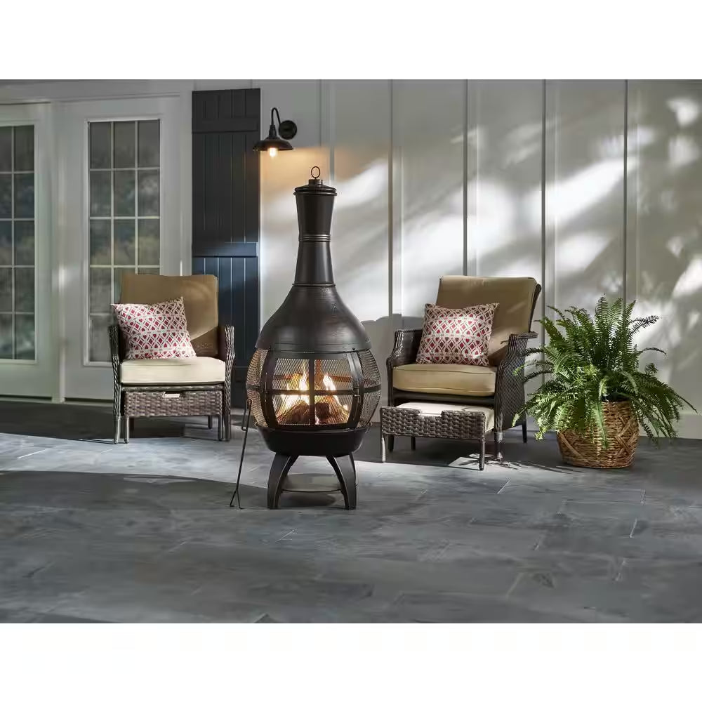 55.5 In. Outdoor Chimenea