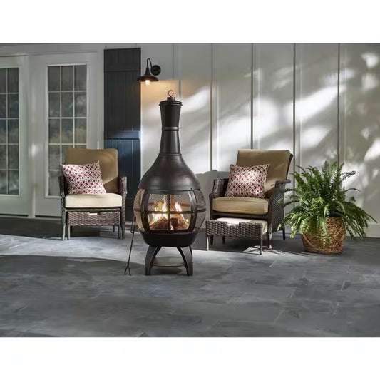 55.5 In. Outdoor Chimenea