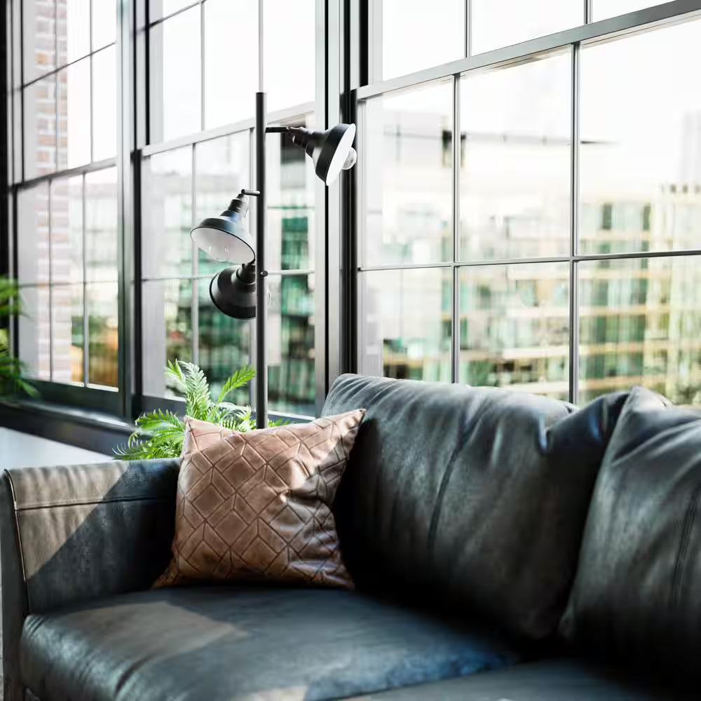 Selsdon 65 In. Black Tree Floor Lamp