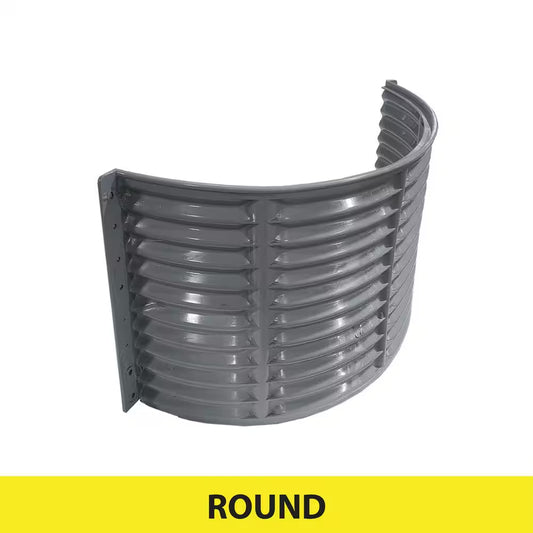 37 In. X 24 In. round Plastic Window Well