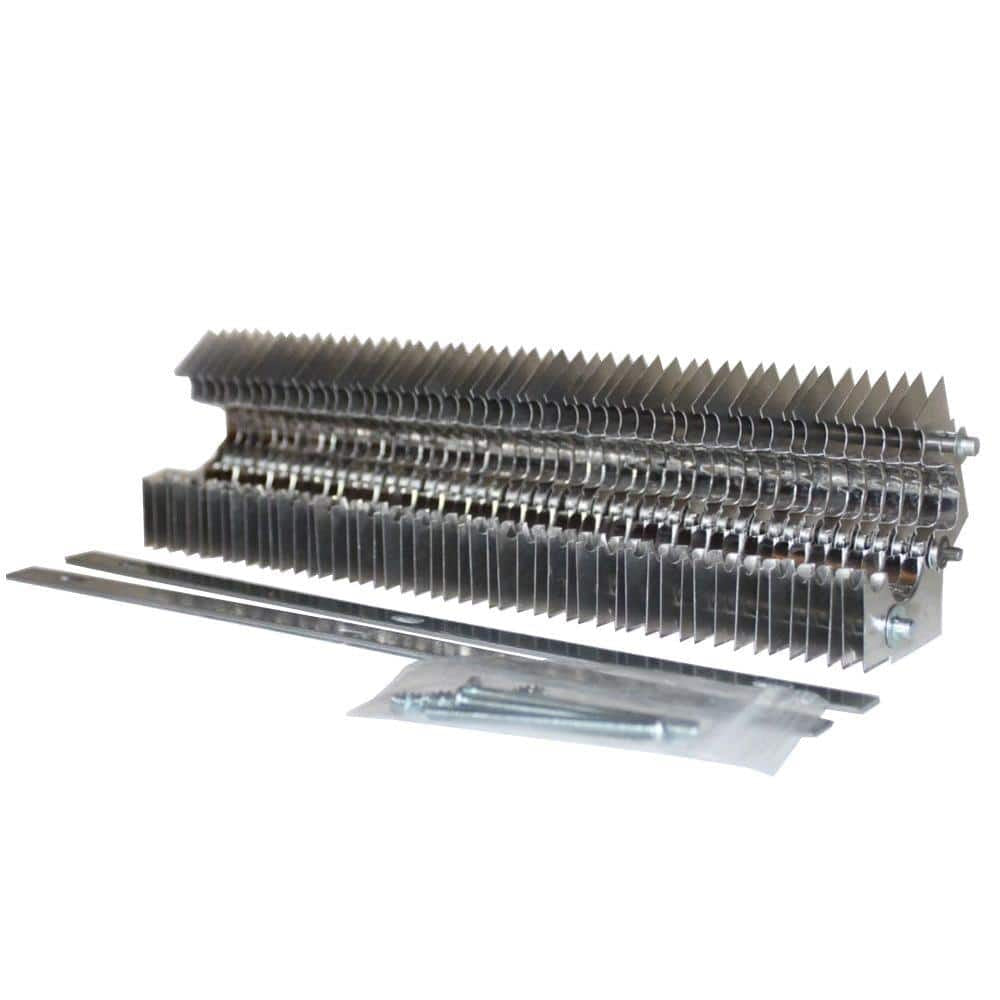 Fin Clamp Baseboard Element for 3/4 In. Copper Baseboard Piping 2 Ft. Section