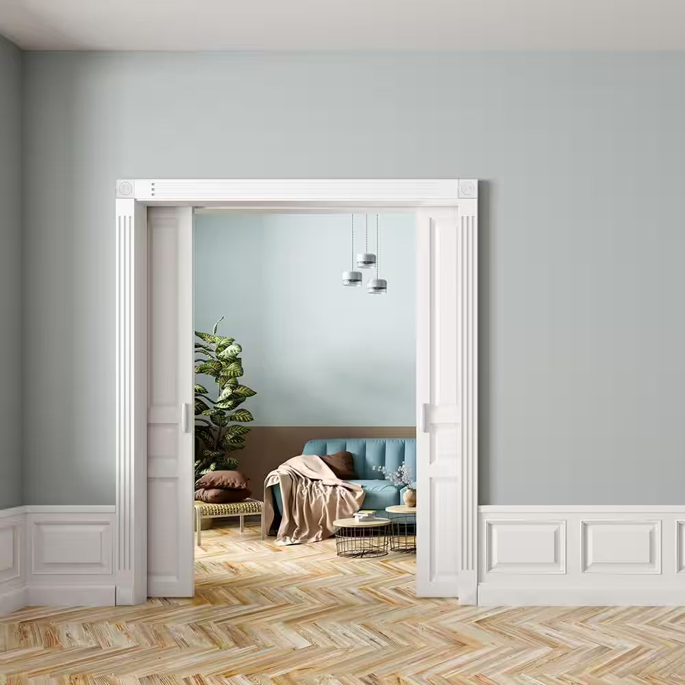 DM 225 - 1/2 In. X 2-1/4 In. Solid Pine Fluted Door and Window Casing Molding