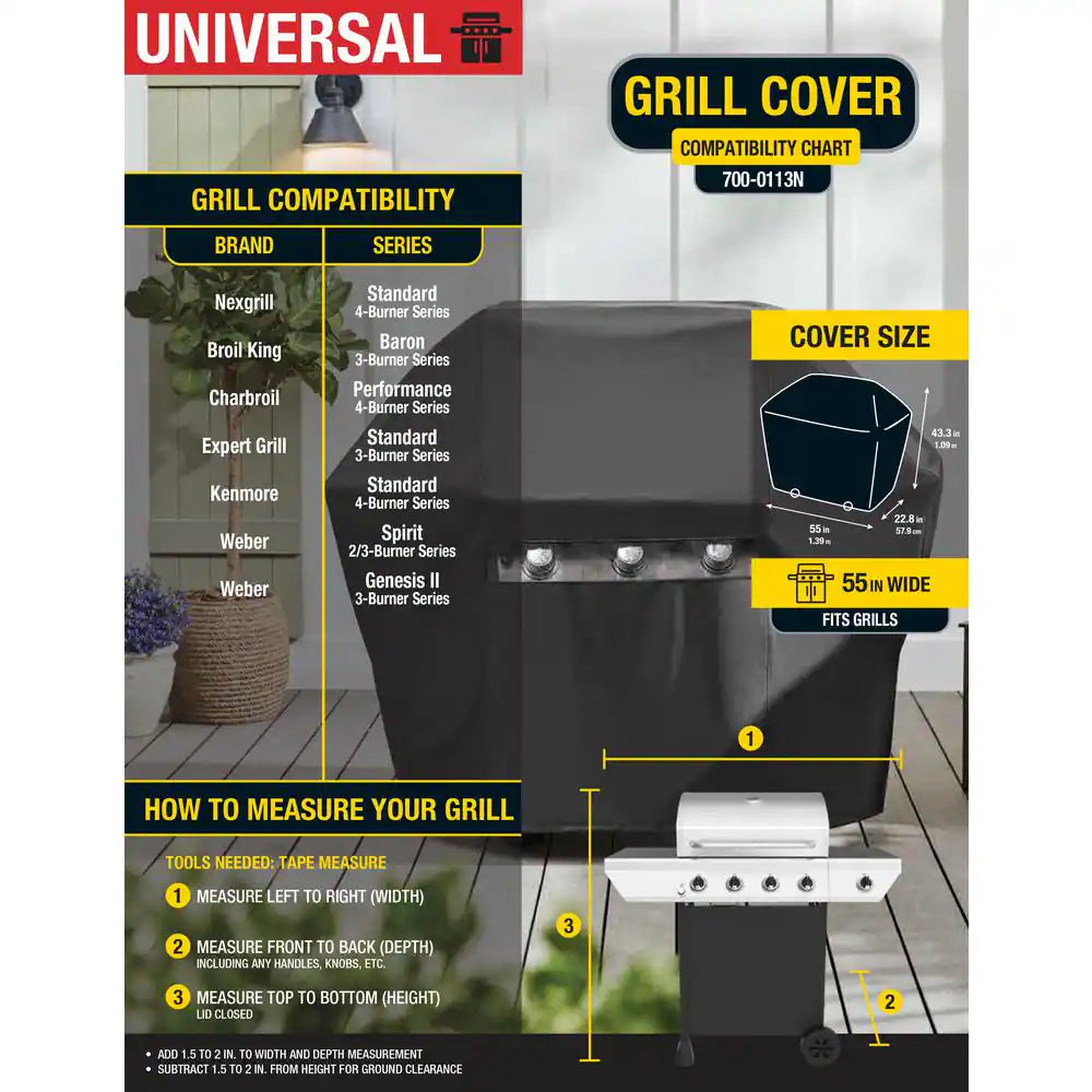 Premium Grill Cover 55 In.