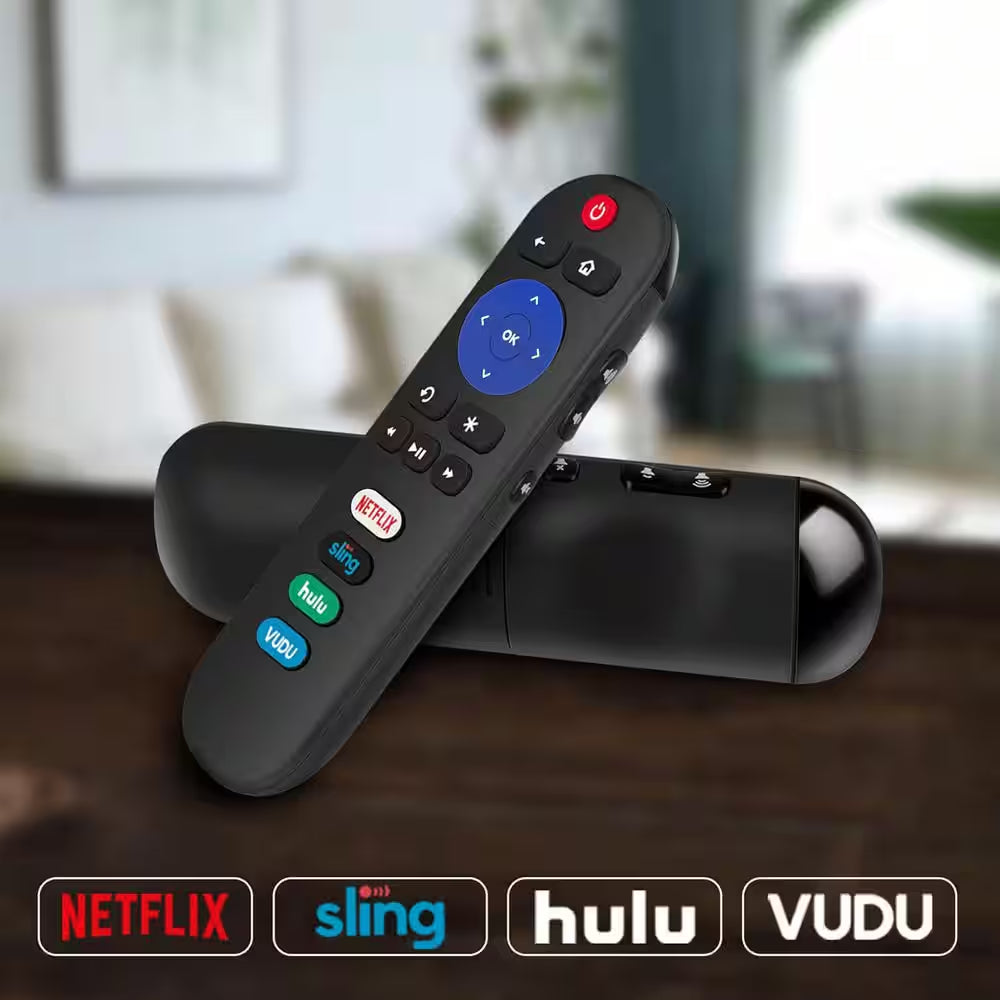 Replacement Remote Control for Roku-Tv, Compatible for TCL Roku, Hisense Roku Onn Roku, Philips Roku Smart Tv'S