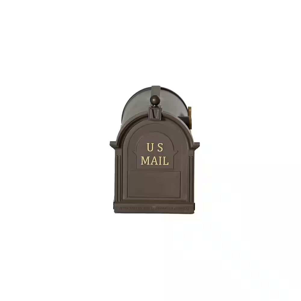 Ambrose Bronze Post Mount Mailbox