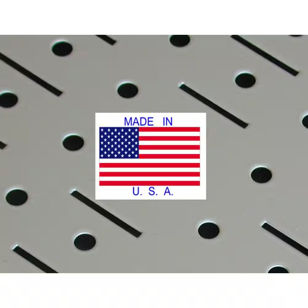 32 In. X 32 In. Overall Size Black Metal Pegboard Pack with Two 32 In. X 16 In. Pegboards