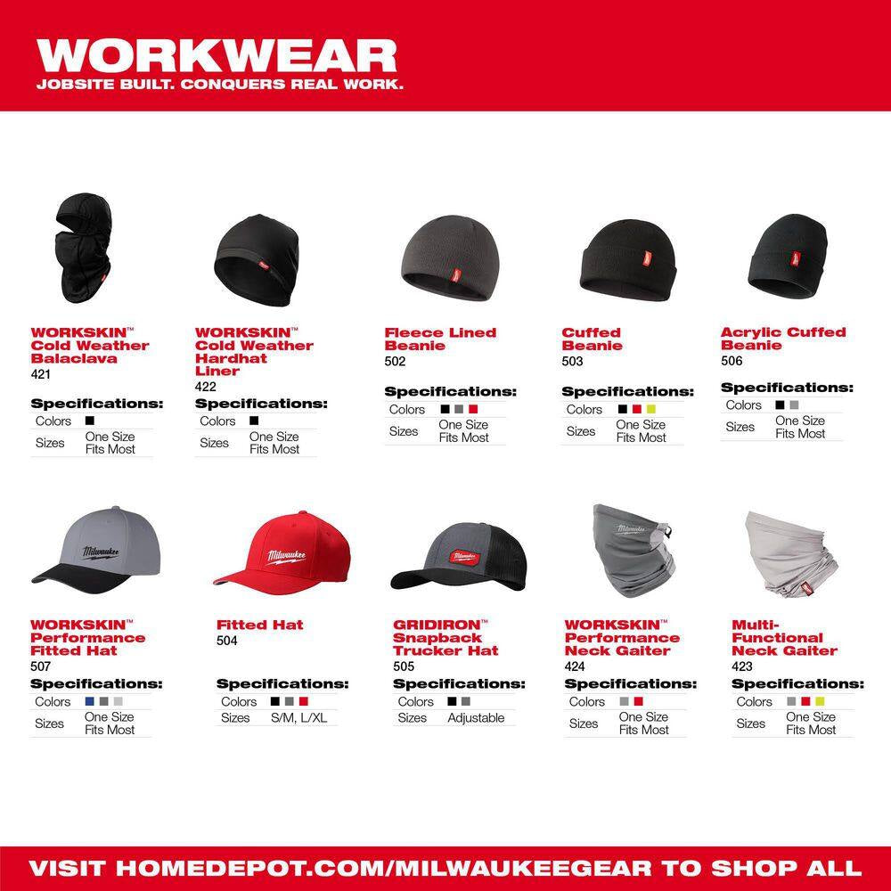 Workskin Mid-Weight Hard Hat Liner